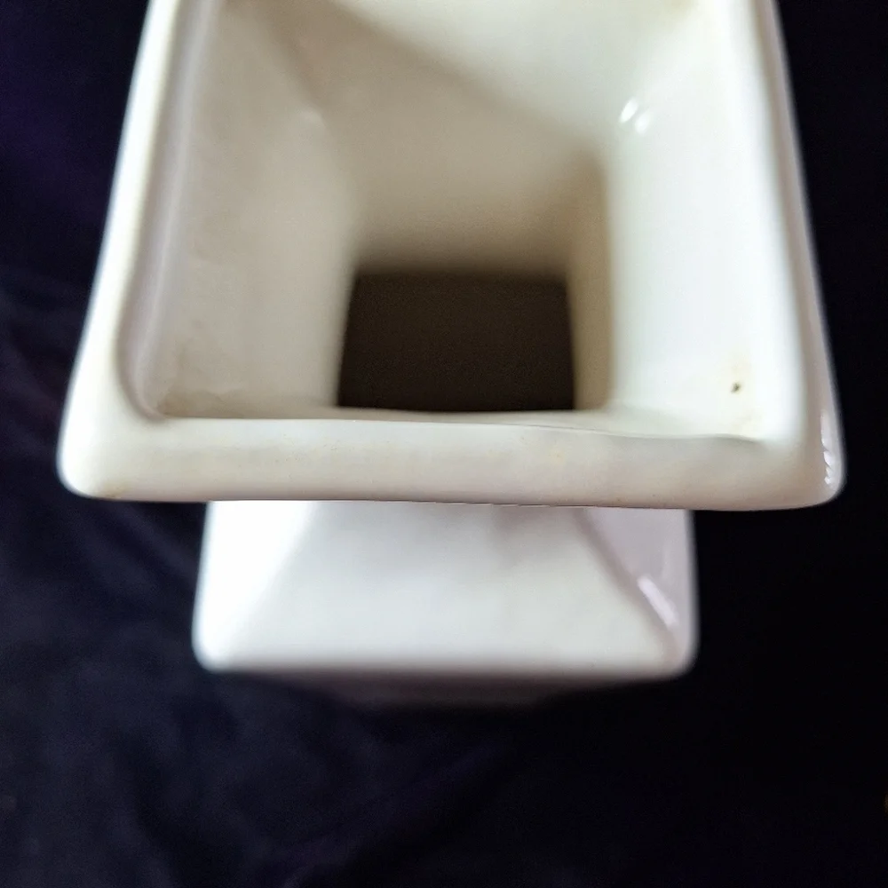 Haeger White Vase